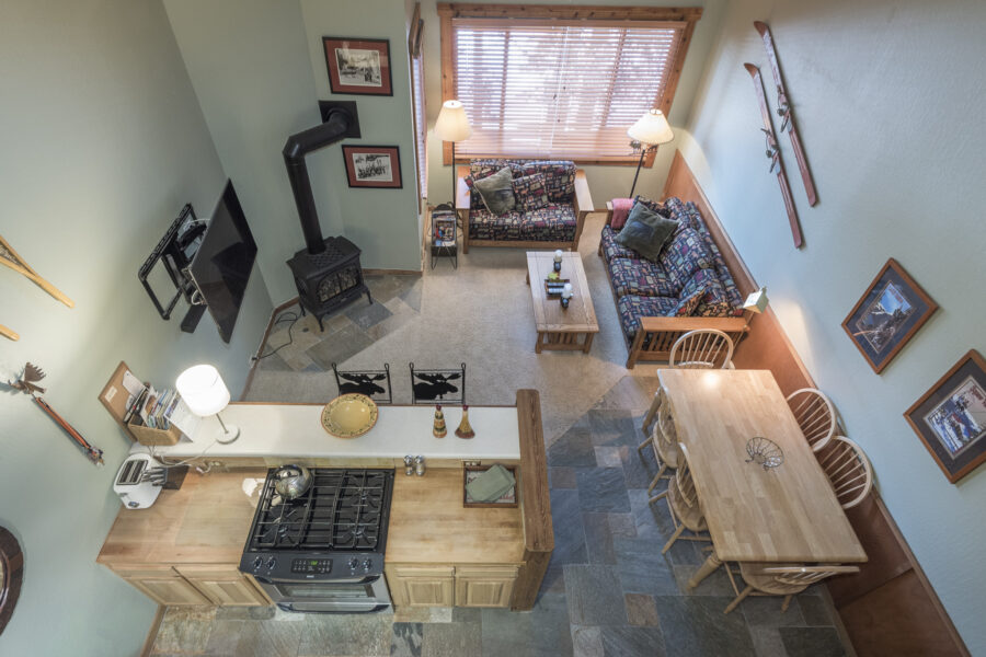 Northstar Skiview Rental Condo overhead view