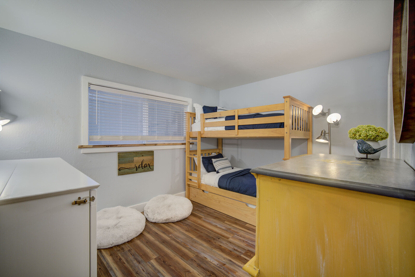 Kings Beach Designer Cabin Golden bedroom1