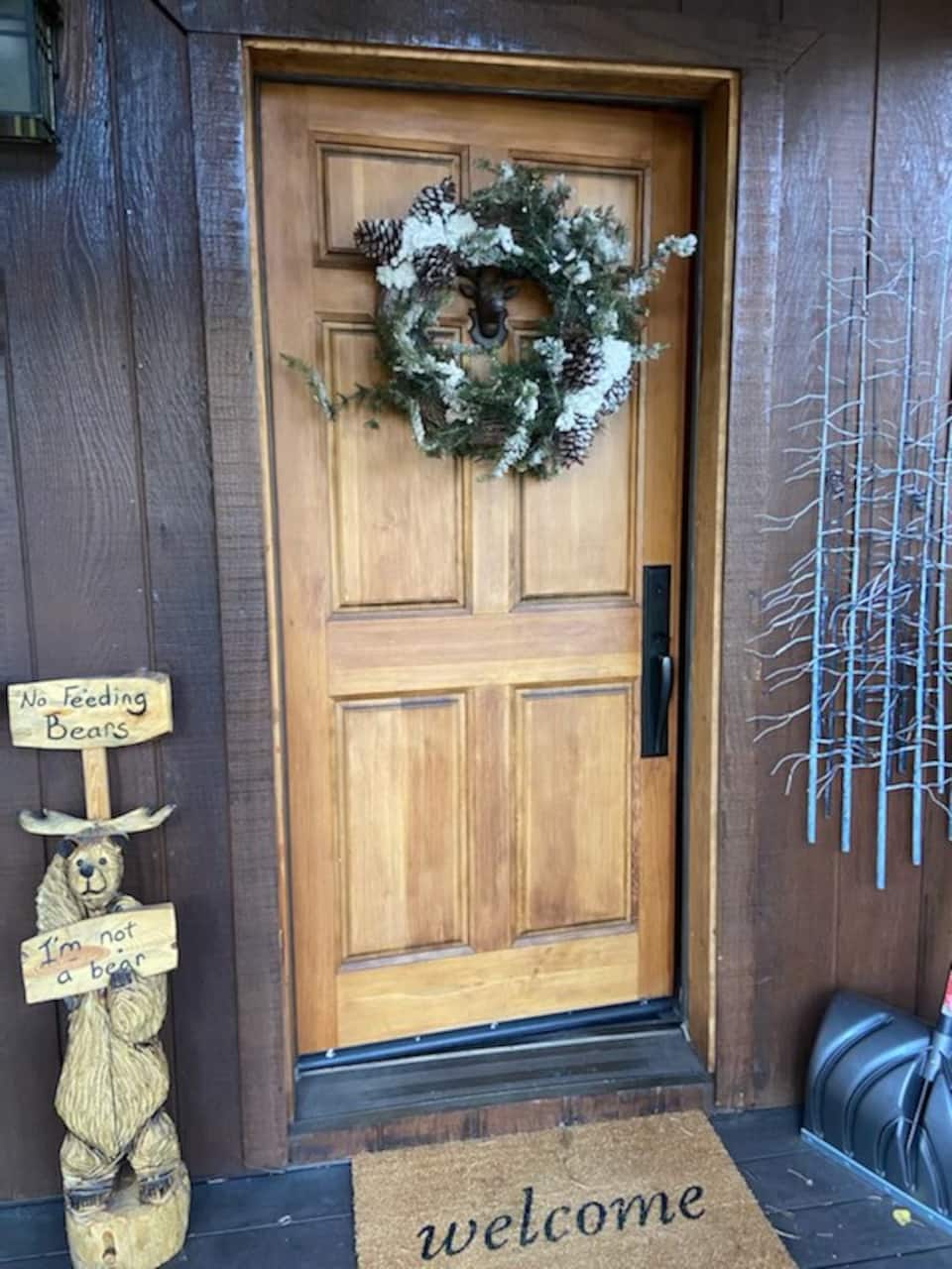 Tahoe Donner Northwoods Cabin front door