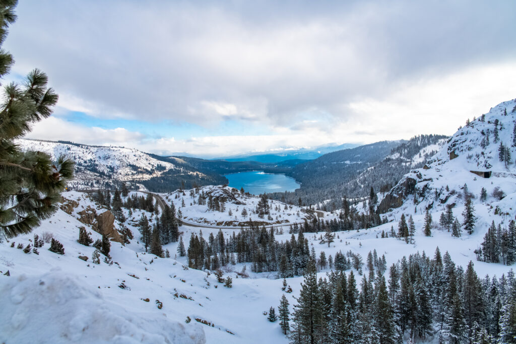 donner lake truckee ca winter